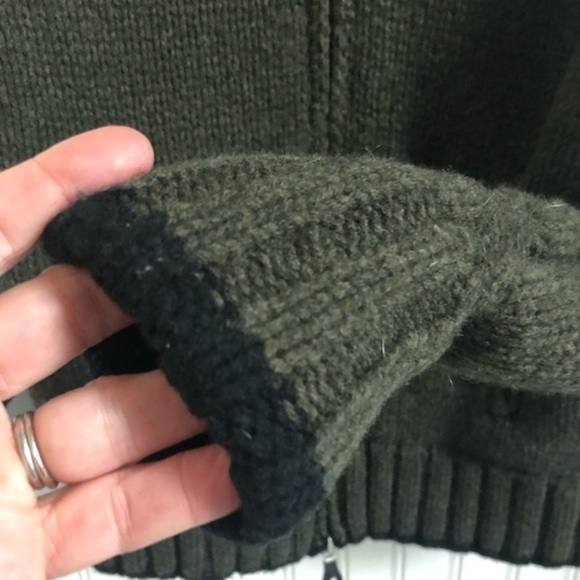 Neve Designs Chunky Wool Full Zip Lined Sweater - Picture 6 of 8